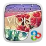 violet golauncher ex theme android application logo